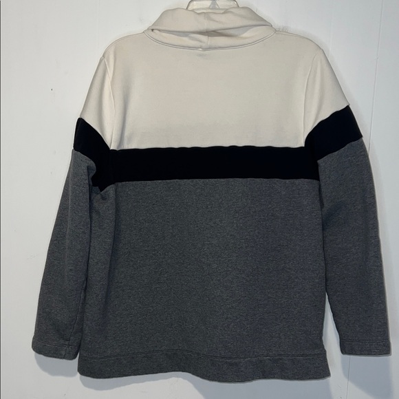 T by Talbot Colorblock Turtleneck Sweatshirt T46 - Picture 2 of 5